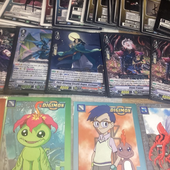 78 CCG and TCG cards lot with Star Trek Digimon street fighter and more - Picture 11 of 16
